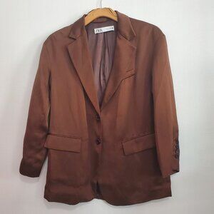 Zara Brown Blazer Size M